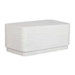 Uttermost Saltwater White Concrete Coffee Table