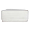 Uttermost Saltwater White Concrete Coffee Table