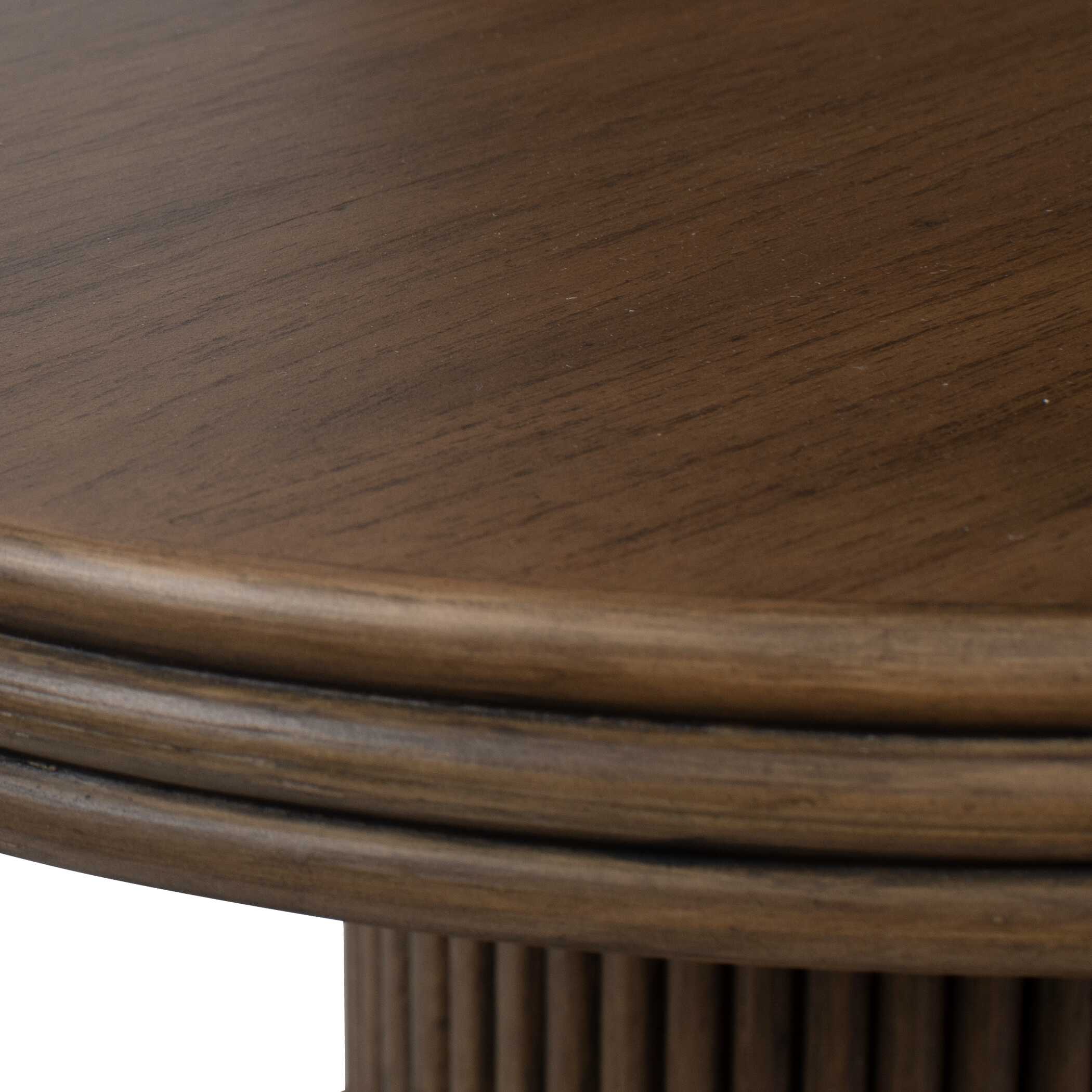 Uttermost Top Tier Oval Walnut Side Table