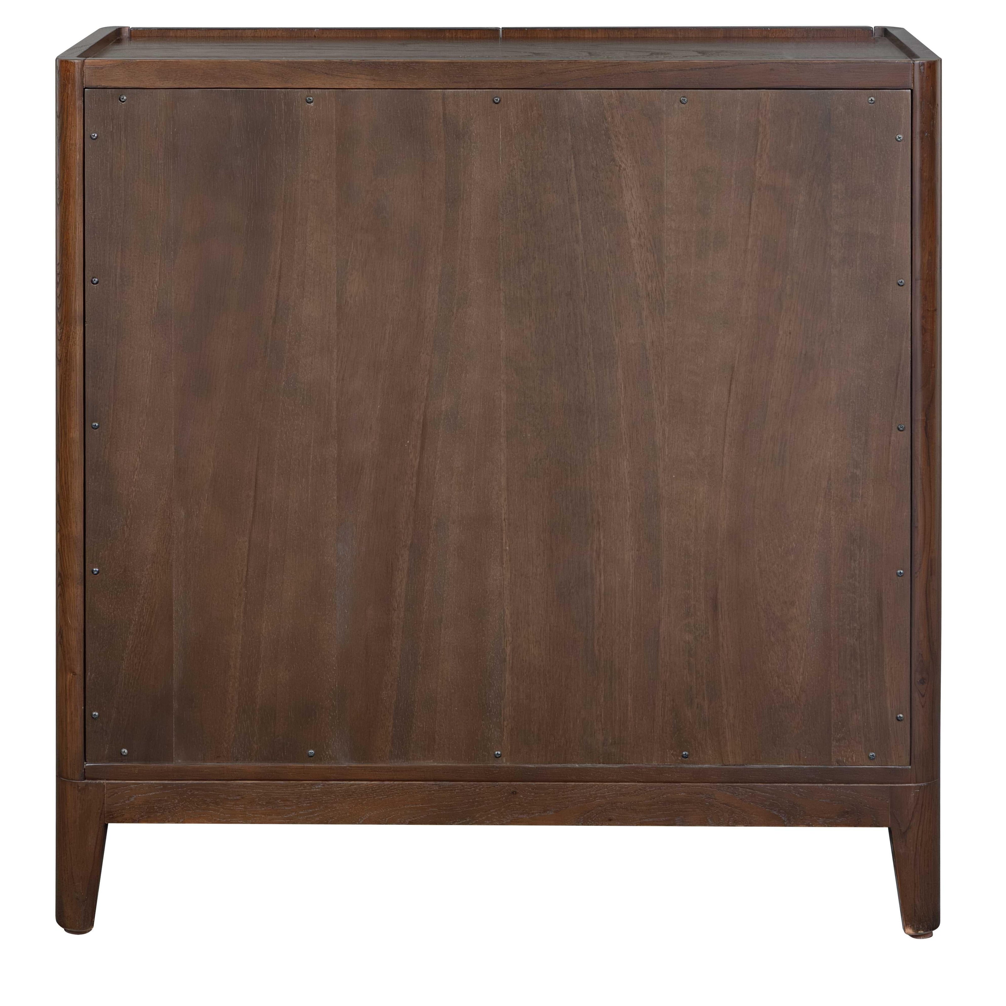 Uttermost On The Block 2 Door Walnut Cabinet