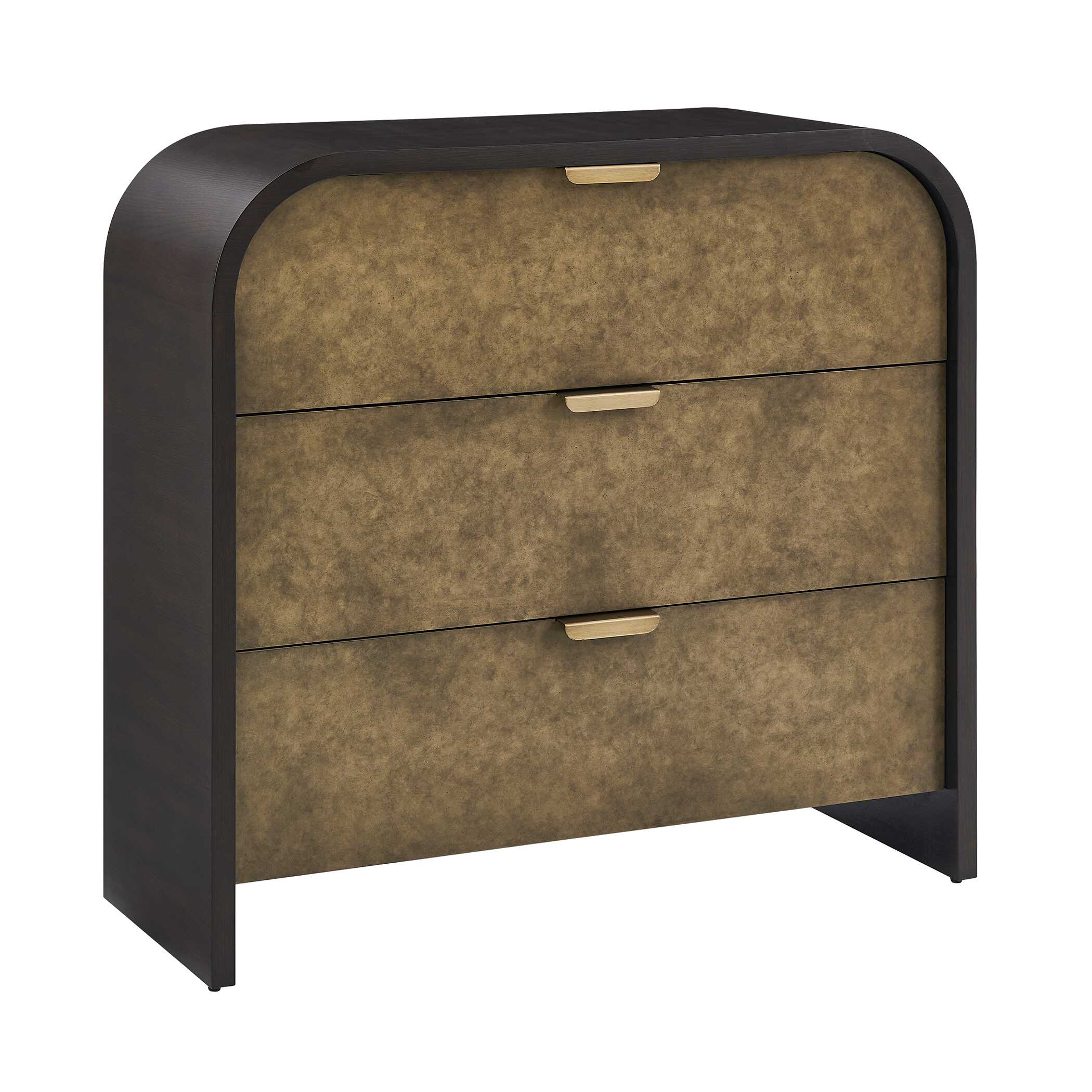 Uttermost Byrams 3 Drawer Oak Chest