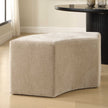 Uttermost Khai Rounded Plush Dining Bench