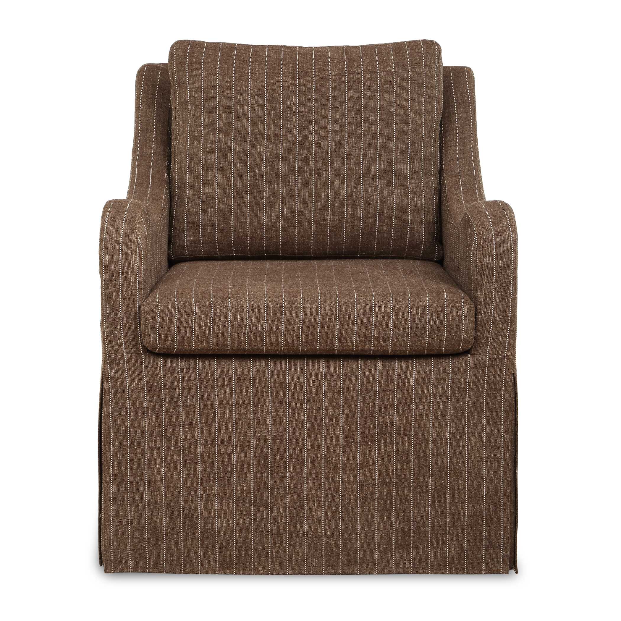 Uttermost Luisa Pinstripe Swivel Chair