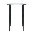 Uttermost Wren Round White Marble Accent Table