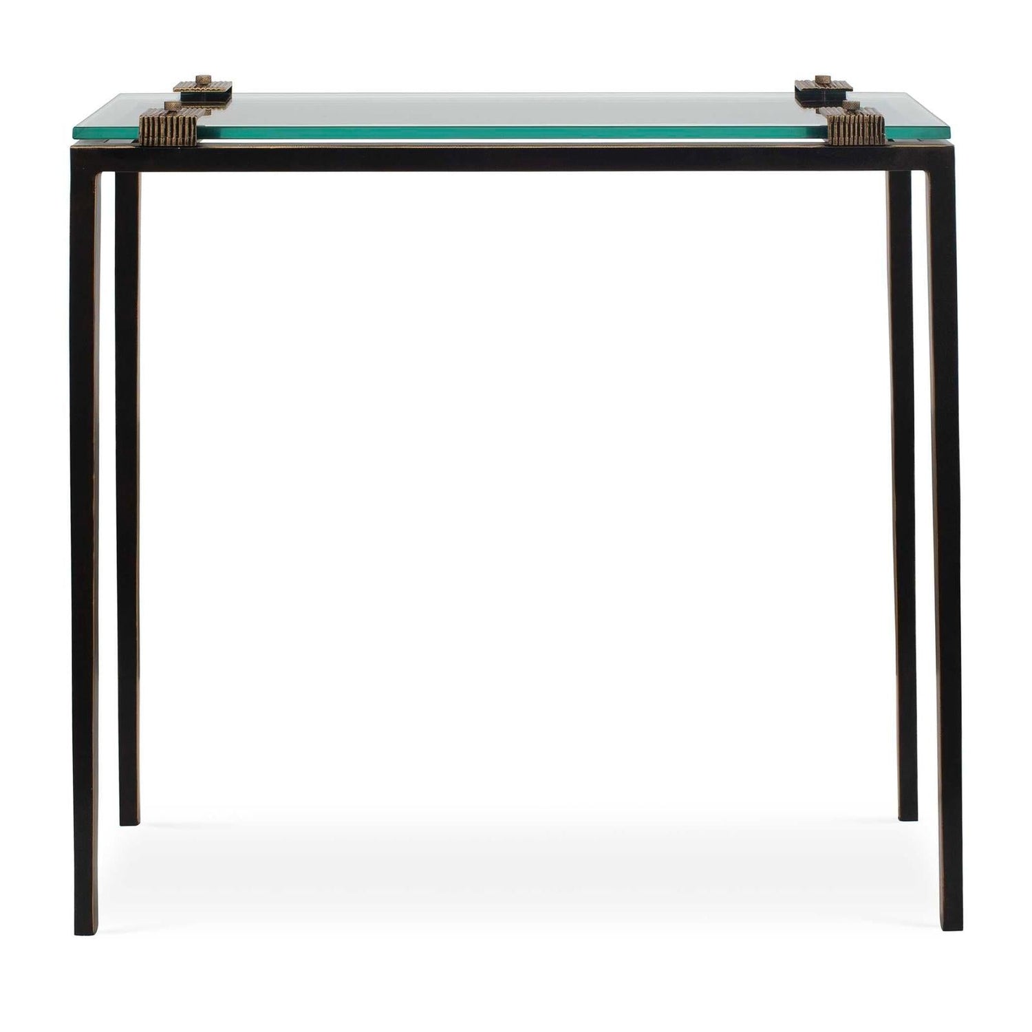Uttermost Averona Glass Top Accent Table