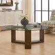 Uttermost Ignis Round Glass Coffee Table