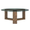 Uttermost Ignis Round Glass Coffee Table