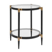 Uttermost Chadid Round Glass Side Table
