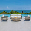 Uttermost Borneo Oyster White Outdoor Sofa