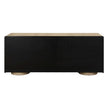 Uttermost Evanston 4 Door Natural Oak Cabinet