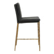 Uttermost Ascend Charcoal Counter Stool