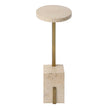 Uttermost Feranno Travertine Accent Table