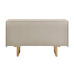 Uttermost Maeva 3 Door Light Wood Cabinet