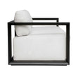 Uttermost Remsen Outdoor Black/Oyster Sofa
