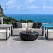 Uttermost Remsen Outdoor Black/Oyster Sofa