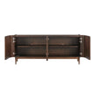 Uttermost Melbourne Mappa Burl 4 Door Cabinet