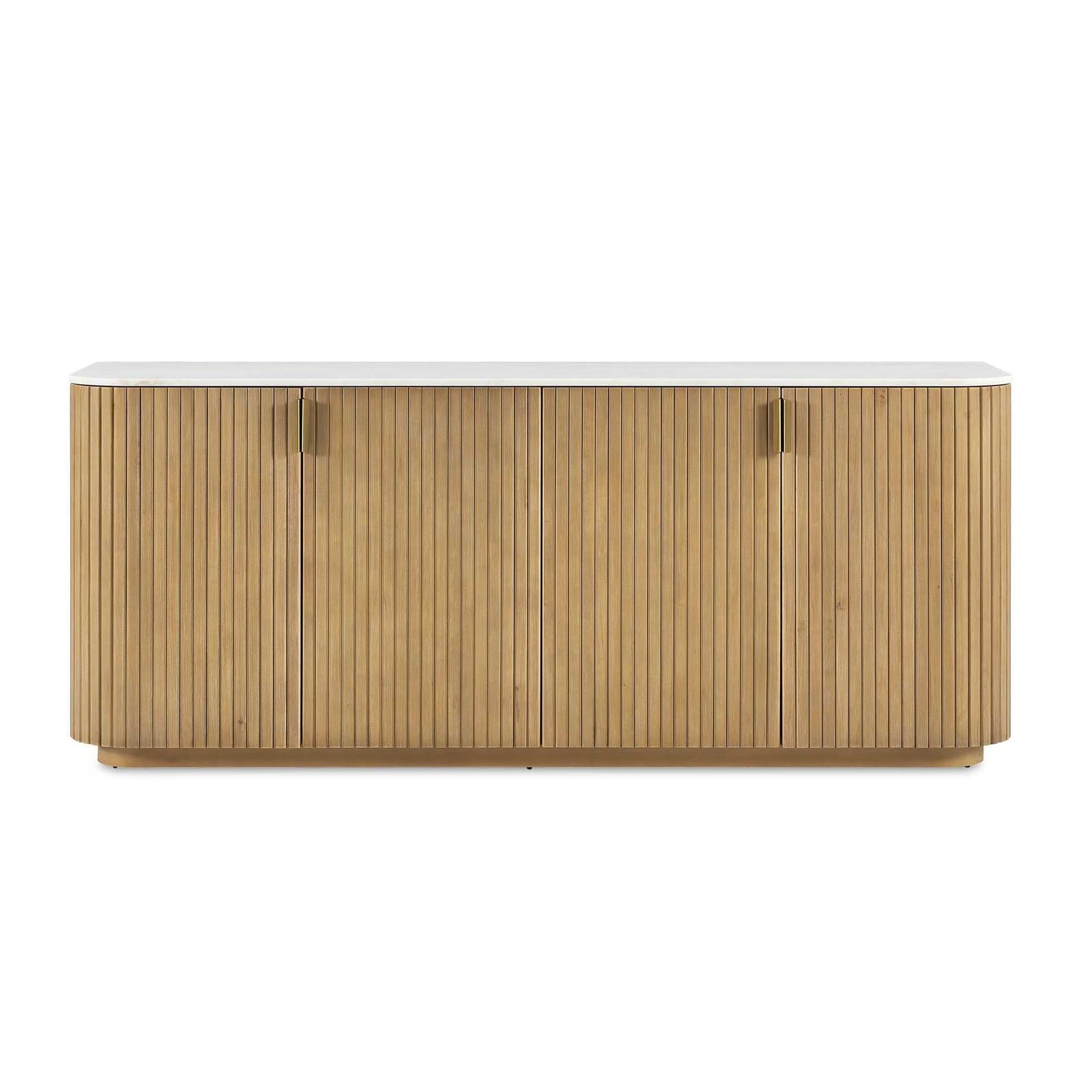 Uttermost Arik 4 Door Walnut Cabinet