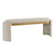 Uttermost Serena Bone White Bench
