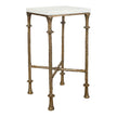 Uttermost Penelope White Marble Accent Table