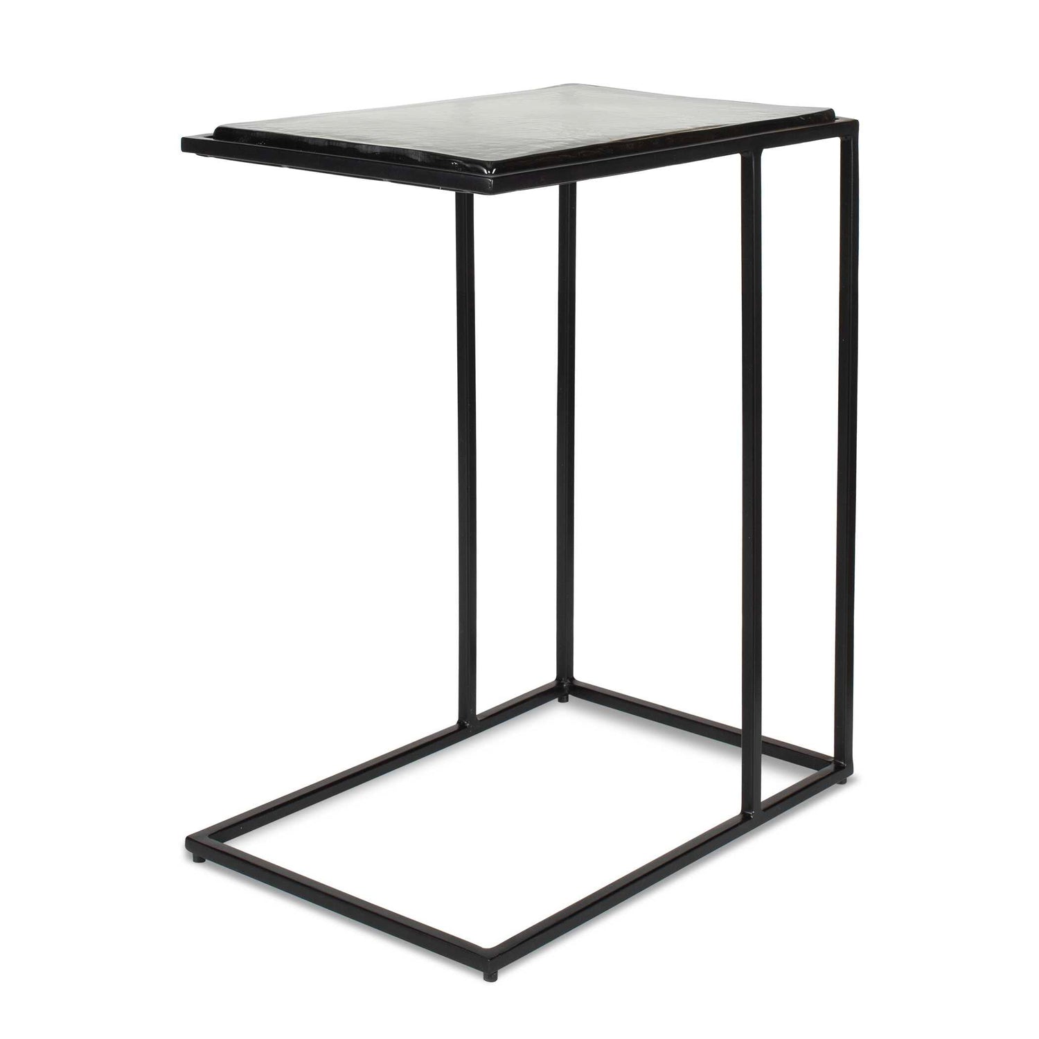 Uttermost Mateo Glass Top Accent Table