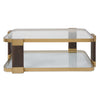 Uttermost Ryles Glass Coffee Table