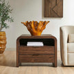 Uttermost Decatur Dark Walnut Side Table