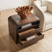Uttermost Decatur Dark Walnut Side Table