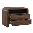 Uttermost Decatur Dark Walnut Side Table
