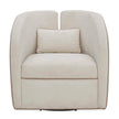Uttermost Vega Ecru Swivel Chair