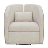 Uttermost Vega Ecru Swivel Chair