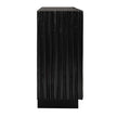 Uttermost Mercado Black 3 Door Cabinet