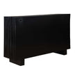Uttermost Mercado Black 3 Door Cabinet