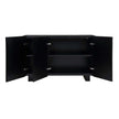Uttermost Mercado Black 3 Door Cabinet