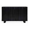 Uttermost Mercado Black 3 Door Cabinet