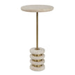 Uttermost Adames Travertine Drink Table