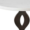Uttermost Ila Round White Drink Table