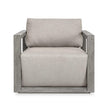 Uttermost Remsen Outdoor Weathered Gray/Dove Lounge Chair