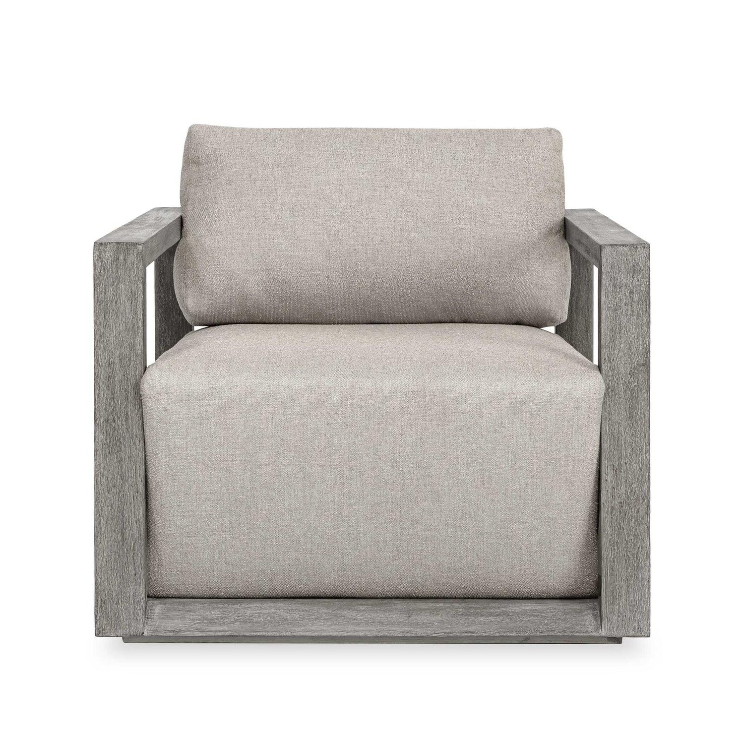 Uttermost Remsen Outdoor Weathered Gray/Dove Lounge Chair