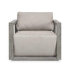 Uttermost Remsen Outdoor Weathered Gray/Dove Lounge Chair