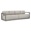 Uttermost Remsen Outdoor Weathered Gray/Dove Sofa
