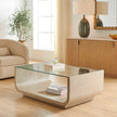 Uttermost Maeva Modern Glass Coffee Table