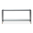 Uttermost Javana Glass / Iron Console Table