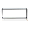 Uttermost Javana Glass / Iron Console Table