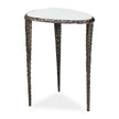 Uttermost Arnold White Marble Accent Table
