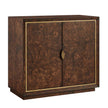 Uttermost Flores Burl Wood 2 Door Cabinet