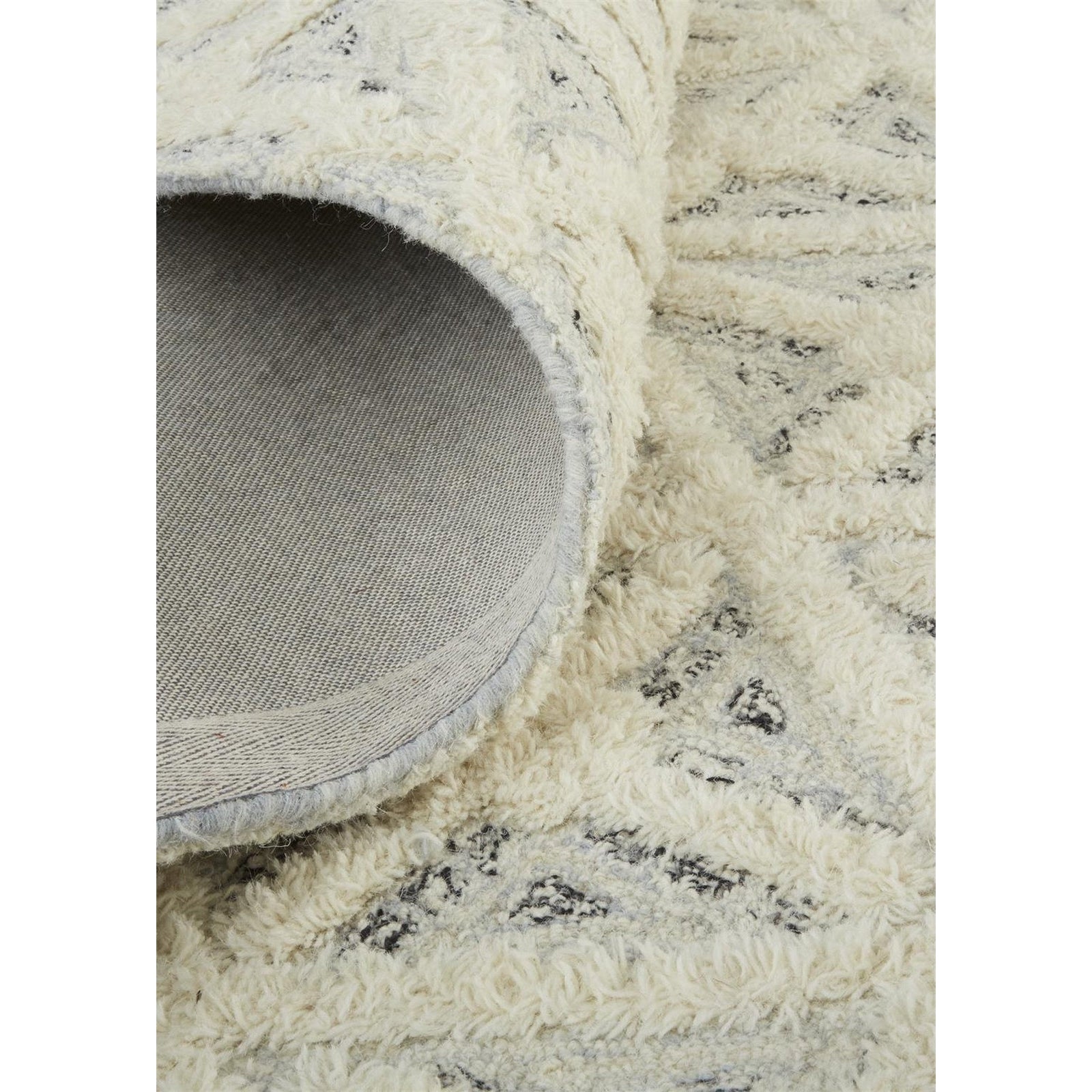 Feizy Anica 8007F Rug in Ivory / Blue
