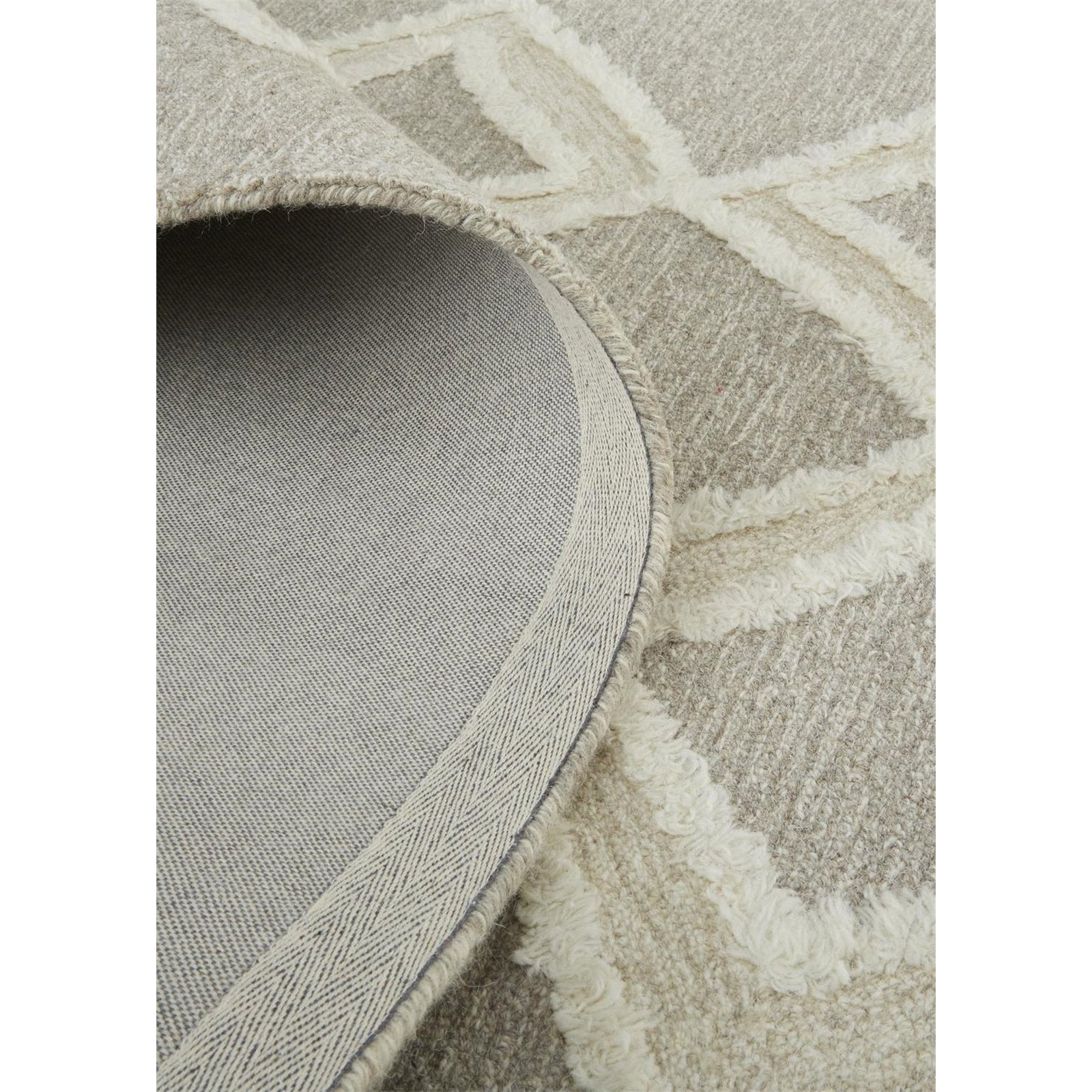 Feizy Anica 8009F Rug in Taupe / Ivory