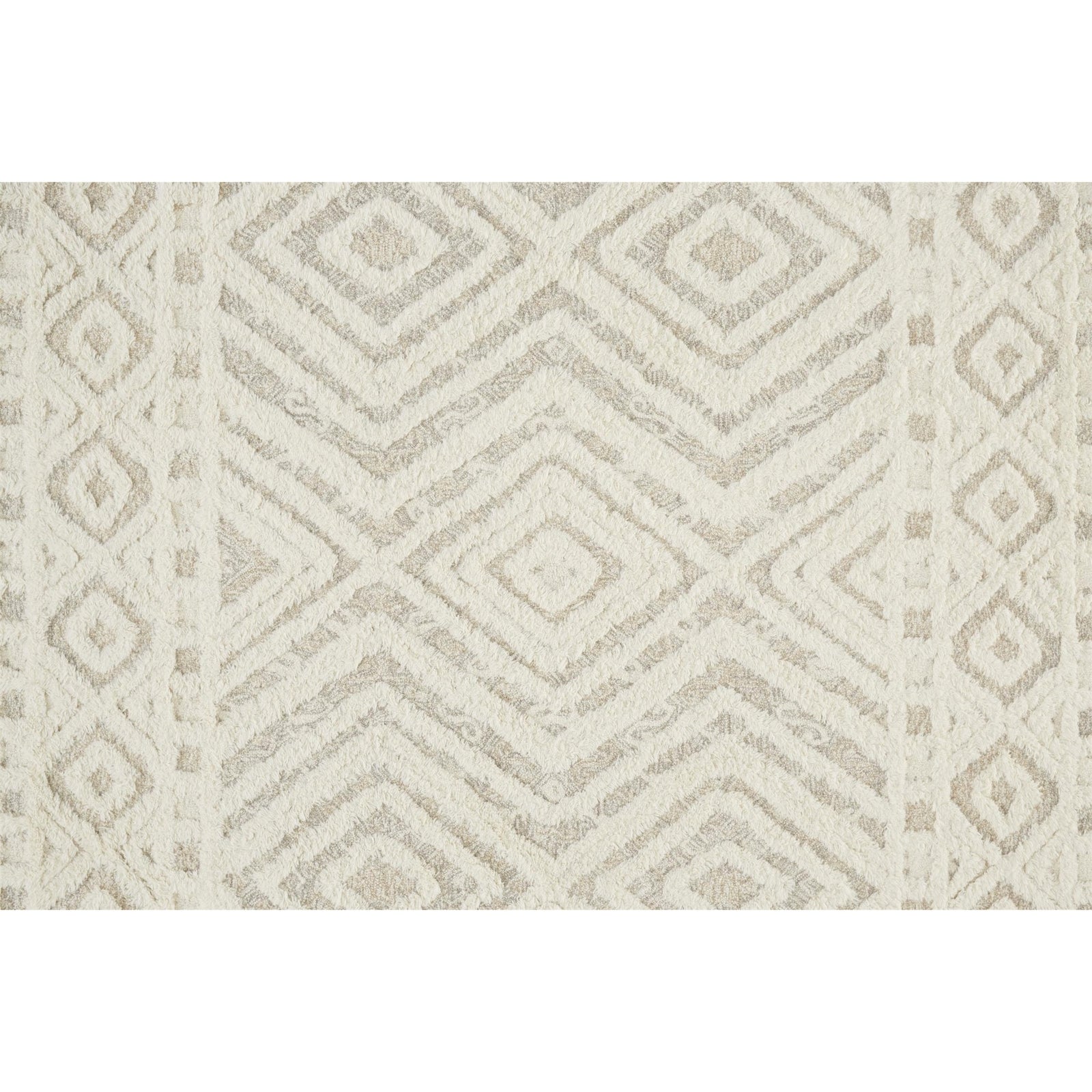 Feizy Anica 8010F Rug in Ivory / Tan