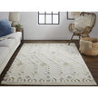 Feizy Anica 8011F Rug in Ivory / Tan