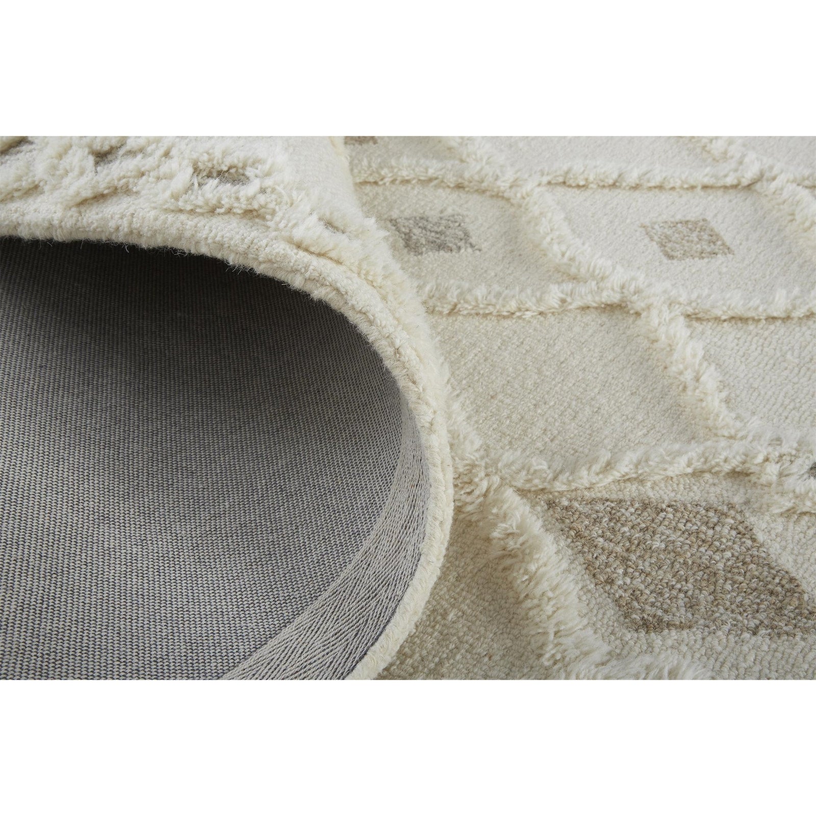 Feizy Anica 8011F Rug in Ivory / Tan